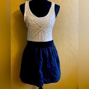 Cute and Casual Jean & Sequin Dress